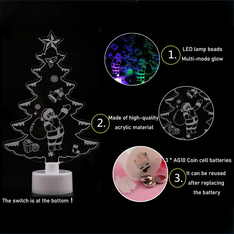 LED Mini Christmas Night Lights